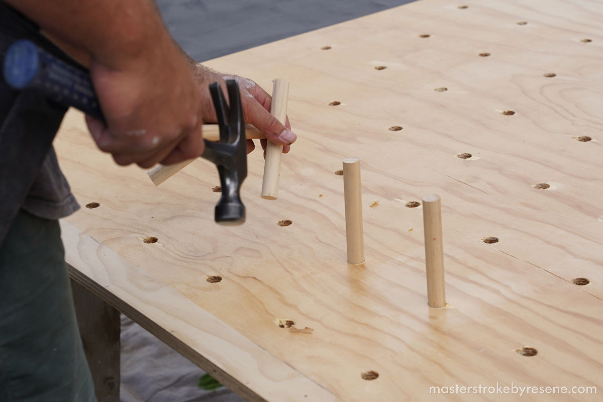 Make a painter’s pegboard MasterStroke by Resene