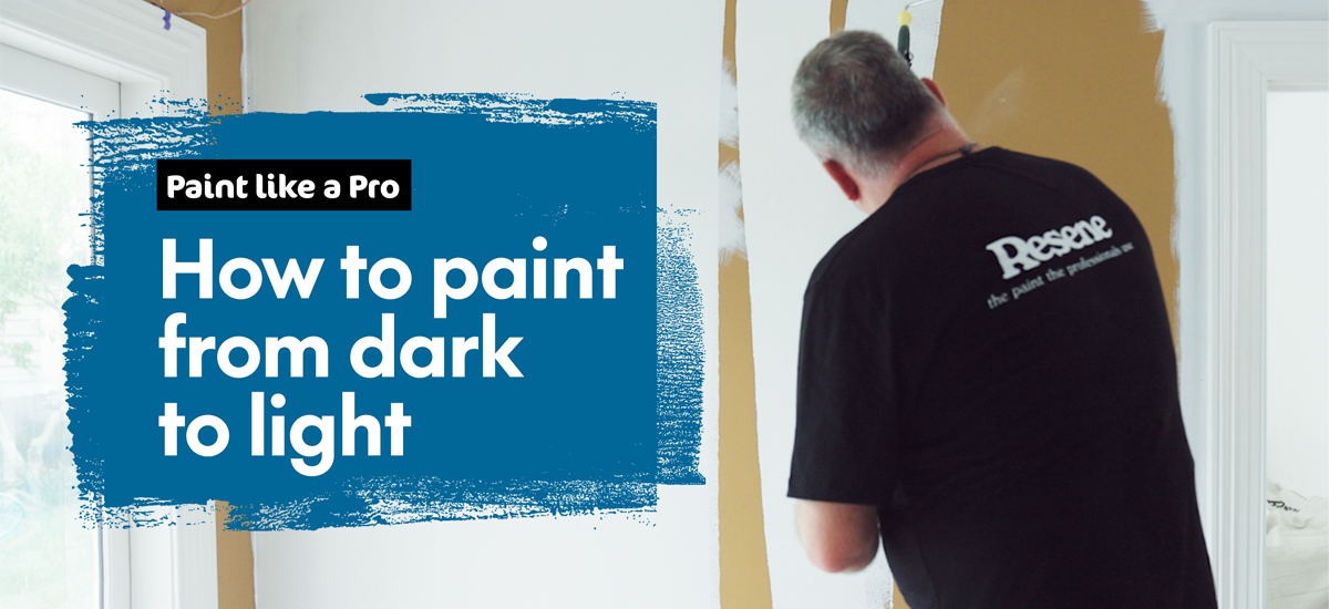 How to paint over dark interior walls MasterStroke by Resene