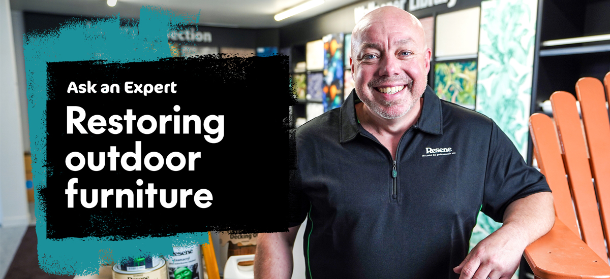 How to spruce up outdoor furniture MasterStroke by Resene