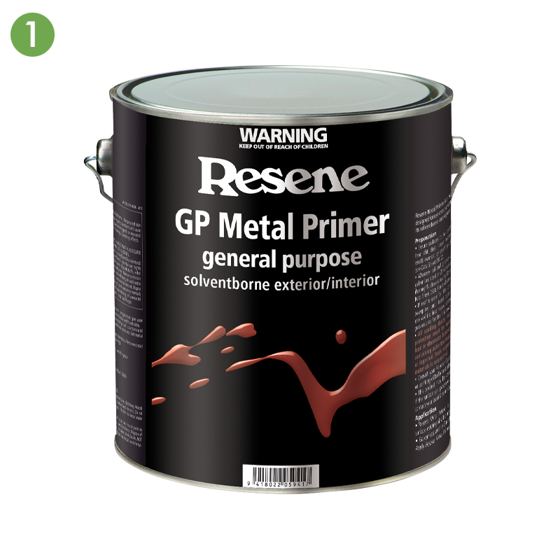 How to paint metal surfaces MasterStroke by Resene