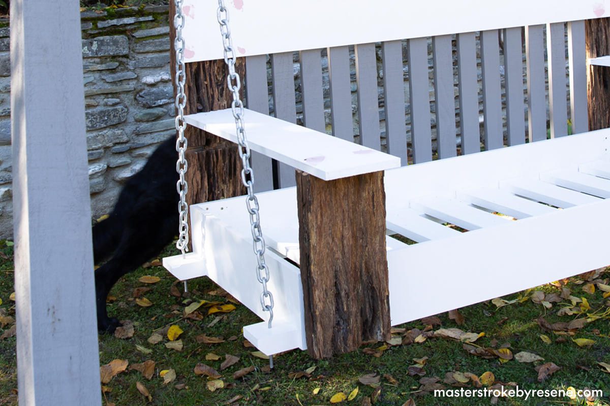 Make your own outdoor swing chair MasterStroke by Resene