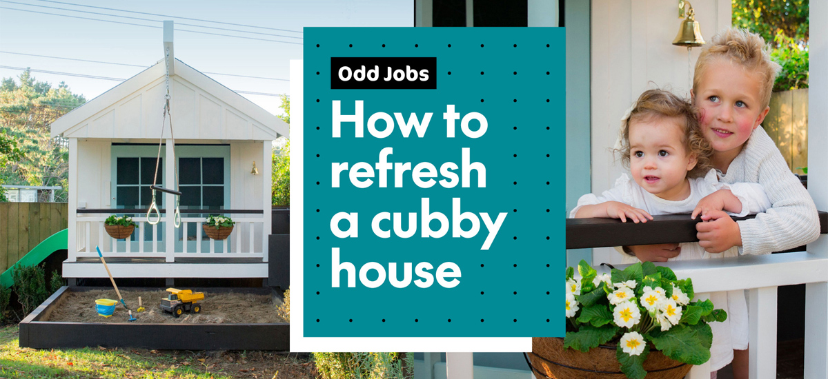 Give the kids' cubby house a magical makeover MasterStroke by Resene